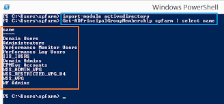 Get All Groups A User Is A Member Of Using Powershell