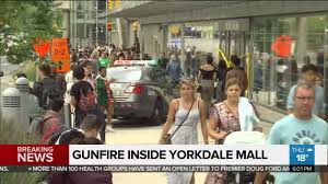 On june 2, 2012, a shooting took place in the urban eatery food court while the mall was heavily crowded with shoppers. Gunfire Erupts After Altercation At Yorkdale Mall Youtube