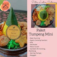 Tumpeng Mini Makanan Enak Makanan Ayam Goreng
