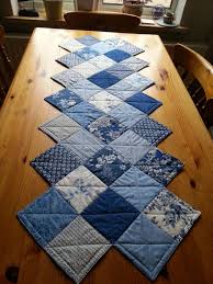 A Zig Zag Table Runner Made With A Charm Pack Pattern From The Missouri Star Quilt C Quilted Table Runners Patterns Quilted Table Runners Table Runner Pattern