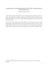 Bank lending survey a bank lending survey is a questionnaire circulated by the central bank to obtain information about the lending environment and also provide clarity to the understanding of the people about the lending environment. Https Www Bis Org Ifc Events 7ifcconf Burdeau Pdf