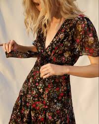 Artemisia Floral Dress Fall Floral Dress Fashion Autumn Fashion Women