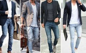 How to pair denim jeans with jackets, blazers & sport coats. How To Wear A Blazer With Jeans Men S Style Outfit Ideas