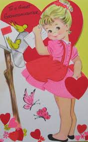 Vintage Valentine Card Vintage Birthday Cards Valentines Cards Valentine Day Cards