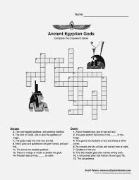 Egyptabout Ancient Egyptian Gods Crossword Ancient Egyptian Gods Ancient Egypt Gods Gods Of Egypt