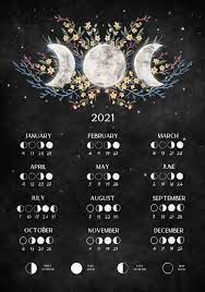 2021 Lunar Calendar Printable Witchy Calendar 2021 Moon Etsy In 2021 2021 Lunar Calendar Moon Calendar Lunar Witch