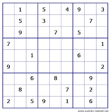 Online oder zum ausdrucken in 5 schwierigkeitsstufen. Sudoku Zum Ausdrucken Sudoku Raetsel Net