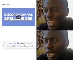 My Reaction When Discord Added Spellchecker Discordapp
