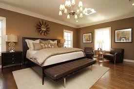 Master Bedroom Relaxing In Warm Neutrals And Luxurious Bedding Brown Furniture Bedroom Master Bedroom Colors Relaxing Master Bedroom