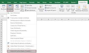 On the design tab, in the tools group, click convert to range. How To Delete All Sheets Except Specified Current One In Excel