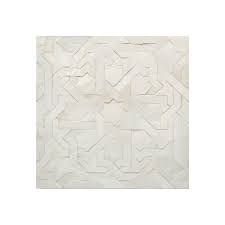 To let this little room pop, folk & flora chose to go bold with the decoration, creating an exotic juxtaposition with the modern farmhouse style of the rest of the home. White Moroccan Pool Tile New York