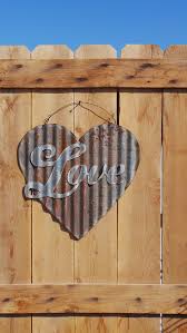 It makes so beautiful color combination inspired from this image. Free Shipping Up Cycled Old Corrugated Metal Heart With Love Metal Tree Wall Art Metal Art Art Gallery Wall