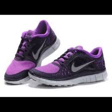 Black And Purple Nike Running Shoes Purple Nike Free Runs 3 In 2020