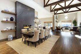 Plus, this fabric can be cleaned very easily with a spot cleaner. 17 Precious Ideas To Decorate Your Big Spacious Dining Room