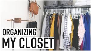 Here are the 4 steps to organize your closet: Organizing My Closet Decluttering Storage Tips Youtube