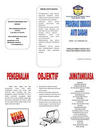 Pendidikan pencegahan dadah (skim lencana anti dadah) sekolah menengah kebangsaan telok gadong. Program Anti Dadah