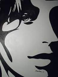 That means add both white and the color to the brush and paint on your surface. Black And White Face Artwork Google Search Pop Art Face Abstract Portrait Painting Pop Art Portraits