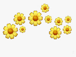 Flower Crown Png Tumblr Flower Stickers Transparent Background Png Download Kindpng Green and white floral wreath illustration, twig wreath wedding invitation flower crown, flower flower bouquet wreath crown, yellow crown frame, purple, blue png.