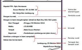 Contoh undangan yang bersifat tradisional (menggunakan kartu atau kertas undangan resmi yang dikirimkan dari pihak. Surat Undangan Dan Bagian Bagiannya Kls 5 Tema 7 Subtema 3 Pb 1 Cute766