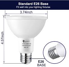 How to replace led recessed light bulb. Buy Par30 Long Neck Led Flood Light Bulbs 5000k Daylight Dimmable 12w 75w Halogen Replacement 1200lm E26 Spotlight For Track Recessed Lighting 4 Pack Online In Indonesia B087r9y9b3