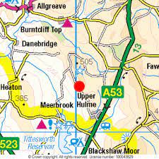 The Roaches Walk Map The Roaches And Lud's Church Walk - Snap The Peaks