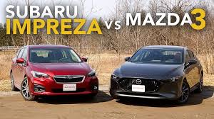 2019 Subaru Impreza Vs Mazda3 Which Awd Hatchback Is Better Autoguide Com