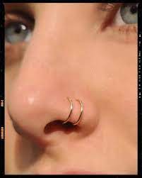 Double Nose Piercing In 2021 Nose Piercing Jewelry Double Nose Piercing Nose Piercing