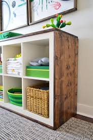 20 Of The Best Ikea Kallax Hacks To Organize Your Entire Home Home Diy Ikea Changing Table Hack Diy Furniture
