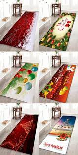 Printed Skidproof Rug Christmas Crafts Decorations Contemporary Christmas Christmas Decor Diy