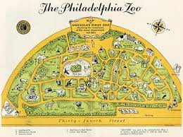 Philadelphia Zoo Plan 1941 Zoo Map Philadelphia Zoo Philadelphia Map