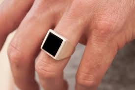 Black Onyx Ring Signet Onyx Ring Silver Black Onyx Ring Signet Ring Matte Square Onyx Ring Men Black Stone Ring Men Black Onyx Ring Black Onyx Ring Onyx Ring Black Stone