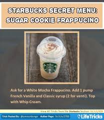 Black And White Mocha Starbucks Secret Menu Starbucks Secret Menu Sugar Cookie Frappuccino Lifetricks Starbucks Secret Menu Secret Menu Starbucks Secret Menu Drinks
