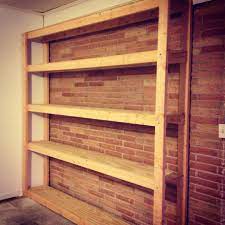 How To Build Shelves For Your Garage Parties For Pennies Garage Storage Shelves Diy Basement Shelving Garage Shelving