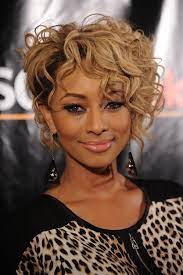 Keri Hilson Dangle Decorative Earrings Short Curly Haircuts Hair Styles Short Curly Hair