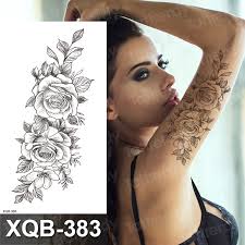 lion tiger king forest temporary tattoos for men women body art sexy