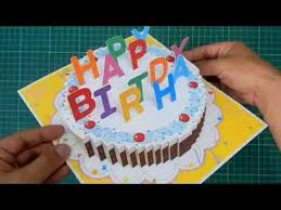 Printable Birthday Cake Pop Up Card Template Happy Birthday Cake Pop Up Card Tutorial Youtube Birthday Cake Pops Cake Card Birthday Cake Card