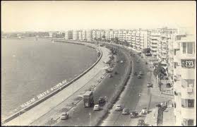Marine Drive in the 1950s #Mumbai ...