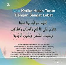 Tak hanya berdiam diri di rumah, baiknya muslim membaca doa turun hujan agar air yang turun dari langit membawa keberkahan bagi makhluk yang tinggal di bumi. Haza Summer On Twitter Doa Hujan Turun Sangat Lebat