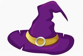 Hd Purple Witch Hat Illustration Cartoon Clipart Halloween Png Cartoon Clip Art Clip Art Witch Hat