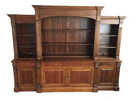 Vintage ethan allen entertainment center. Traditional Ethan Allen Entertainment Center And Display Cases 6 Pieces Chairish