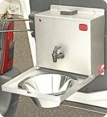 mobile sink hand wash units with hot water