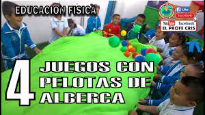 Planificaciones para educación física cazador de mariposas tema: 4 Juegos Pelotas Alberca Educacion Fisica Educando Con Diversion El Profe Cris Youtube