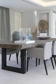 Eating every meal on your lap on the couch in front of the television sounds cosmoliving, westwood modern clear tempered glass round top dining table with hourglass menu's distinctive base of interlaced steel rods is designed to maximize seating room. 48 Moderne Stuhle Esszimmer Auch Im Essbereich Wird Der Sitzkomfort Gross Geschrieben Dining Table Design Modern Modern Dining Room Tables Dining Room Furniture Modern