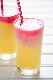 Mango Raspberry Breakfast Smoothies Feed Me Seymour Feed Me Seymour Recipe Raspberry Breakfast Smoothie Drink Recipes Breakfast Smoothie Recipes