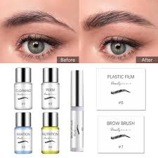 The process starts with a cream brushed onto the brows that breaks down the hairs' structure to make them easier to shape. Brow Lamination Kit Diy At Home Brow Lamination Beautynomix