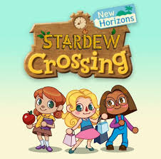 Stardew Valley Animal Crossing Crossover Art New Horizons Penny Haley Maru Pixi Styx Stardew Valley Animal Crossing Animal Crossing Characters