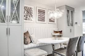 The dining table has four straight legs and a rectangular tabletop. Built In Bench Dining Room 38 New Ideas Download