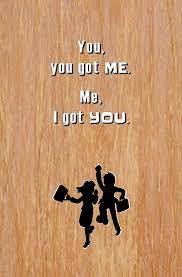 You You Got Me Me I Got You Blank Journal And Musical Theater Quote Amazon Co Uk Finch F P Run Write 9781729739280 Books
