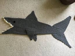 I used under 2 balls of 250g yarn for the body of the shark. Shark Tail Blanket Shark Blanket Shark Attack Blanket Shark Etsy Crochet Shark Shark Blankets Crochet Shark Blanket