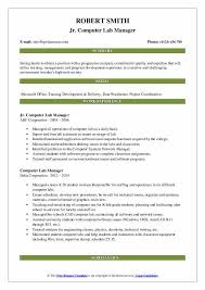 You can extend its features using free extensions for different types of projects. Computer Lab Manager Resume Samples Qwikresume